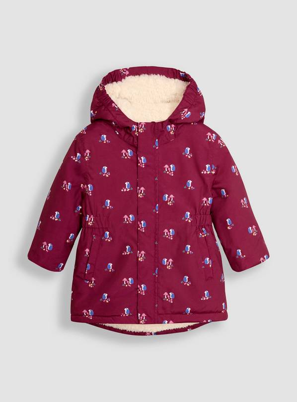 JOJO MAMAN BÉBÉ Hedgehog Pretty Parka 12-18 months